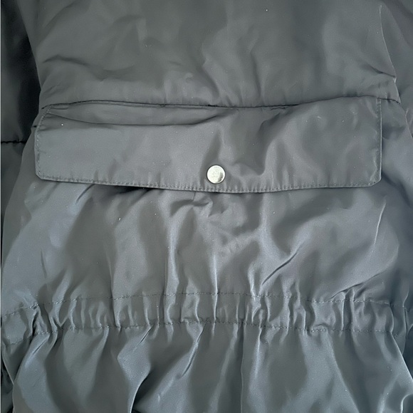 Zara Pocketable Windbreaker Hooded Jacket , Size M, Black - Picture 4 of 7